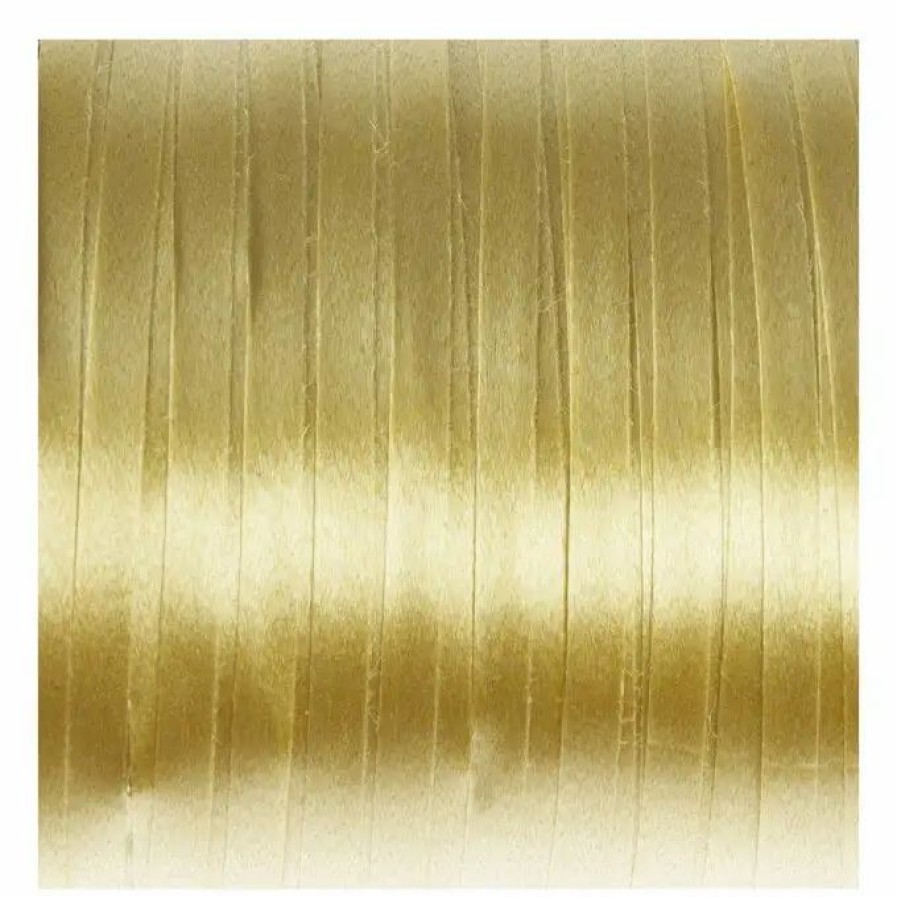 Christmas Gift Wrapping * Hobbycraft Gold Effect Curling Ribbon 5Mm X 400M