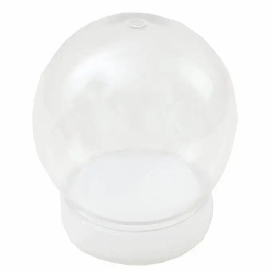 Christmas Decorations * Hobbycraft Fillable Plastic Snow Globe 10.5Cm