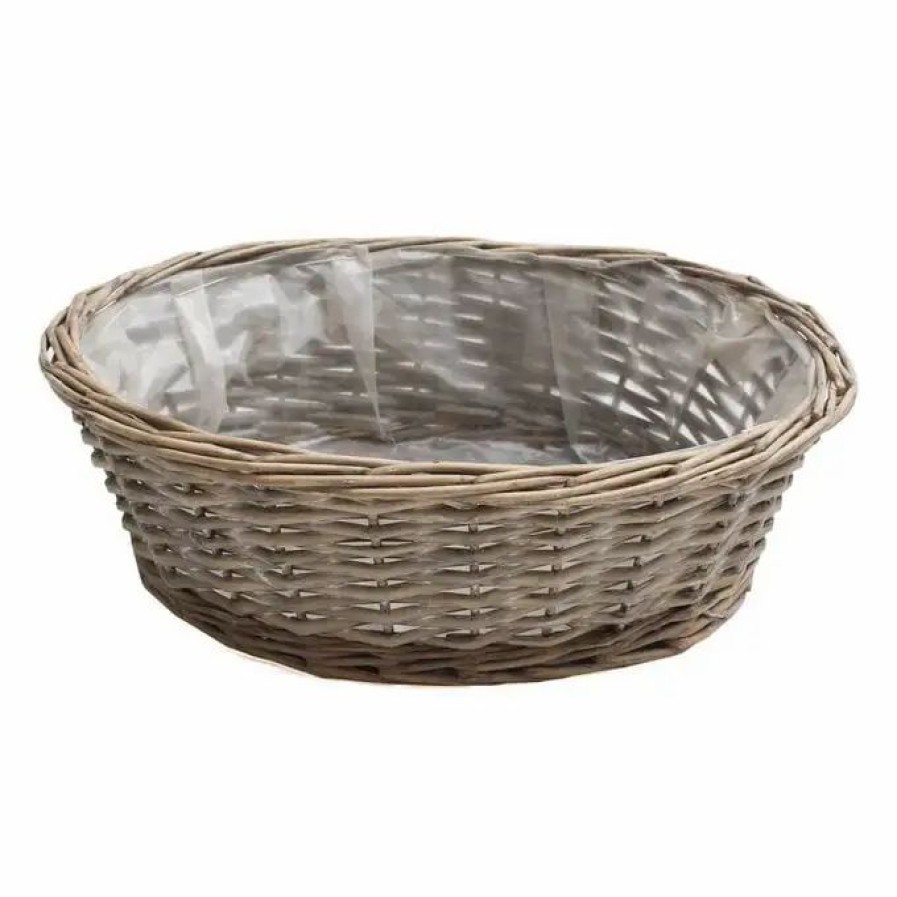 Christmas Hamper Making * Hobbycraft Washed Brown Wicker Basket 33Cm