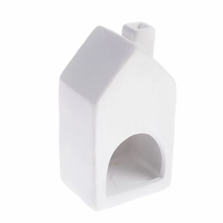 Christmas Decorations * Hobbycraft Ceramic House Tealight Holder 12Cm