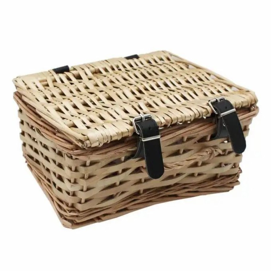 Christmas Hamper Making * Hobbycraft Small Brown Wicker Hamper 26Cm X 21Cm X 13Cm