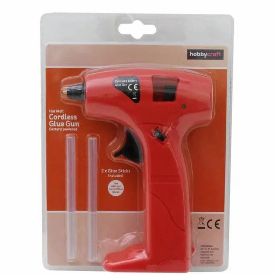 Christmas Decorations * Hobbycraft Red Hot Melt Cordless Glue Gun