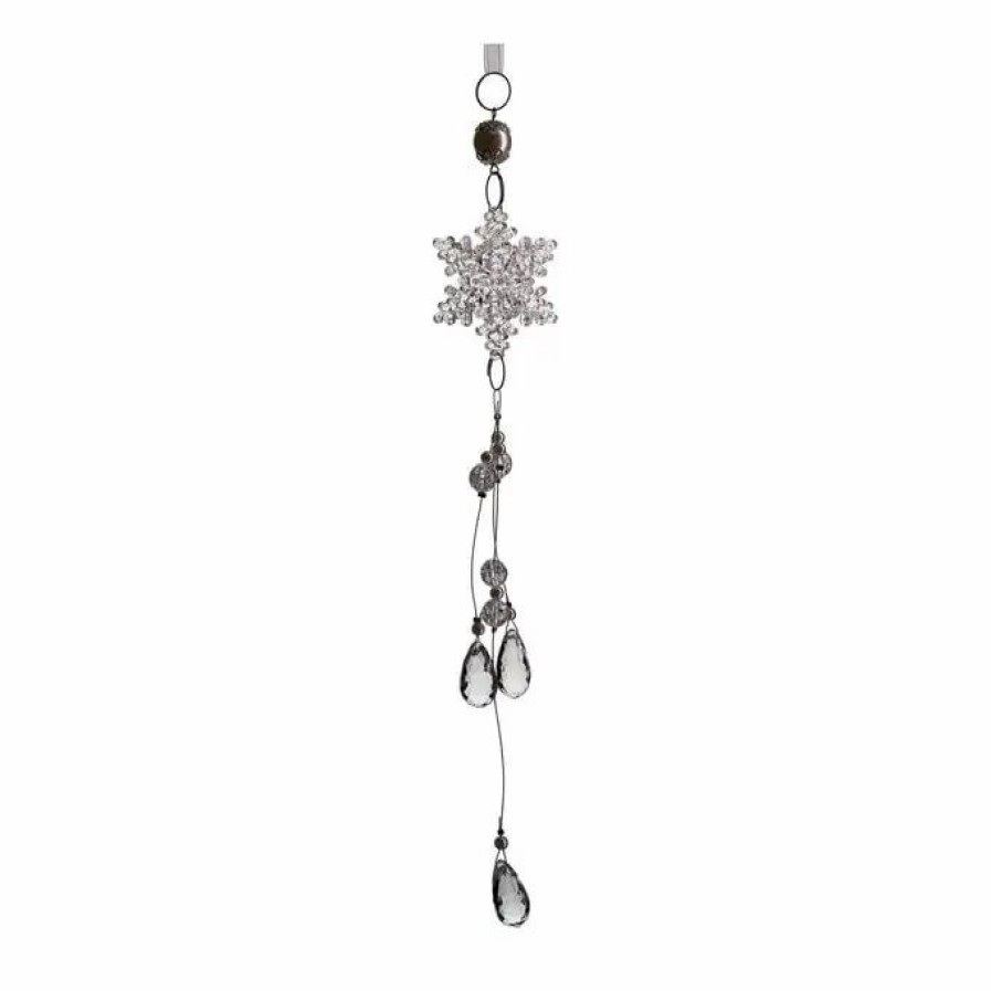 Christmas Decorations * Hobbycraft Hanging Acrylic Snowflake Decoration