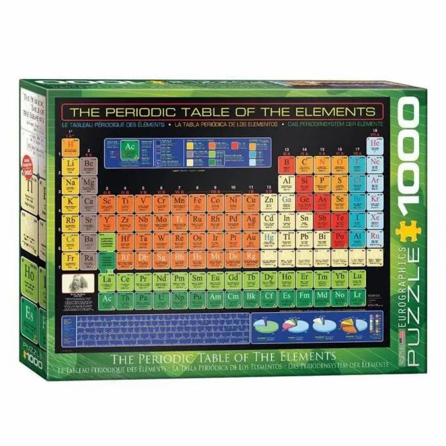 Hobbies * Eurographics Periodic Table Of Elements Jigsaw Puzzle 1000 Pieces