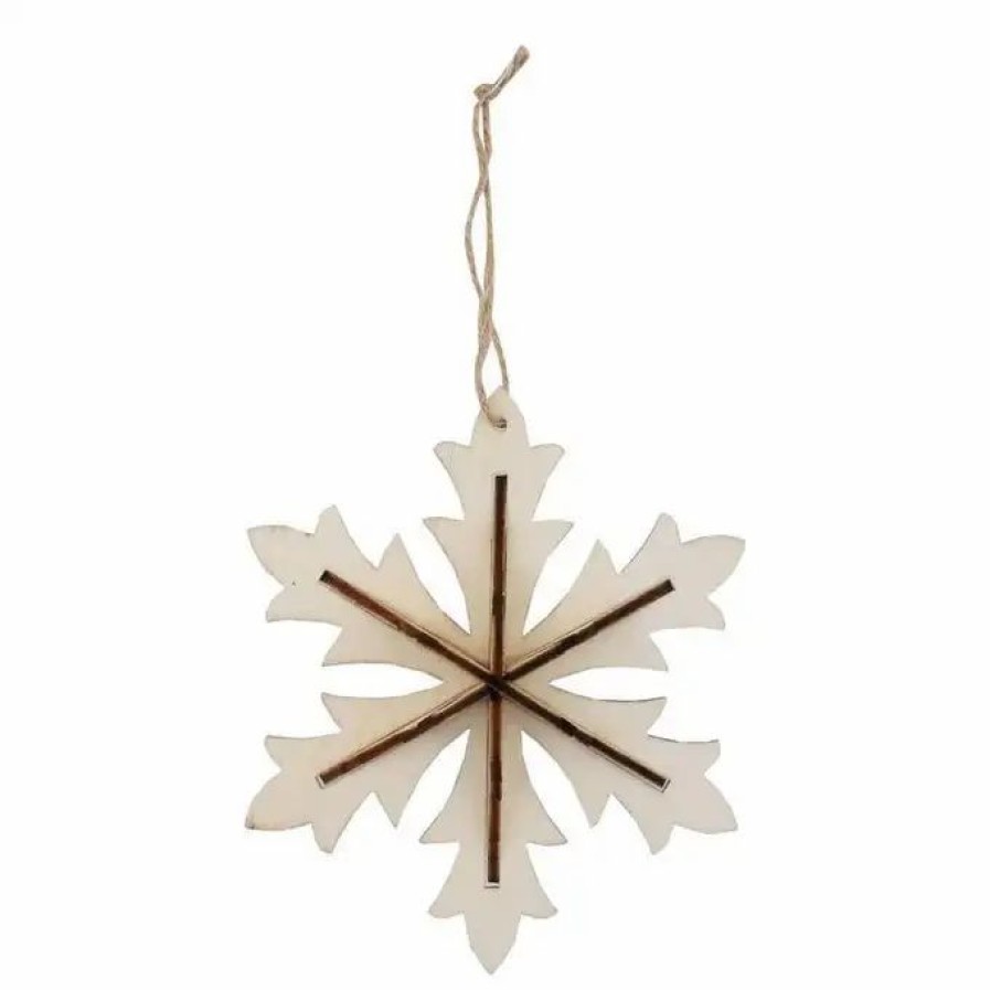 Christmas Decorations * Hobbycraft 3D Hanging Snowflake Decoration 13Cm