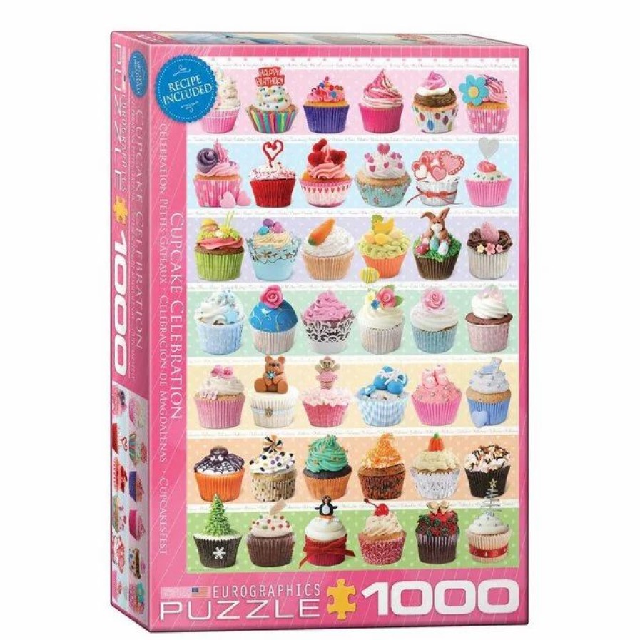 Hobbies * Eurographics Cupcake Celebration Jigsaw Puzzle 1000 Pieces