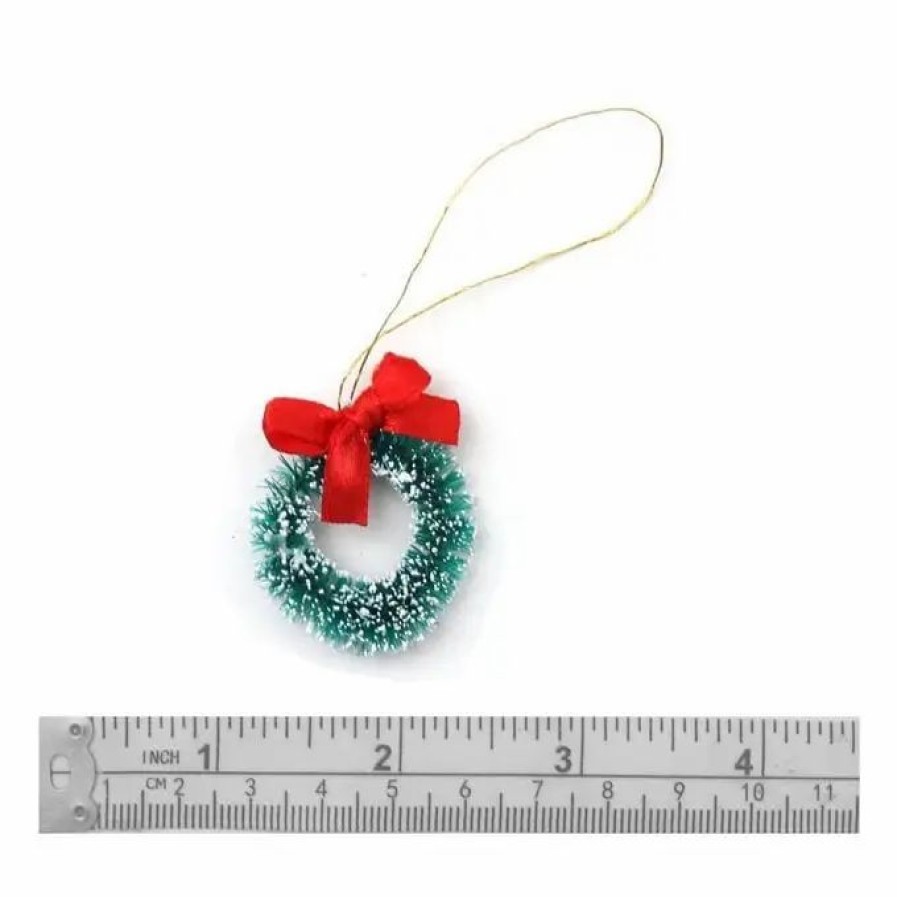 Christmas Decorations * Hobbycraft Mini Wreath Decorations 4 Pack