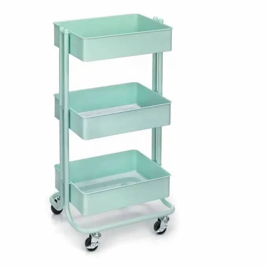 Storage * Hobbycraft Mint Green Three Tier Storage Trolley