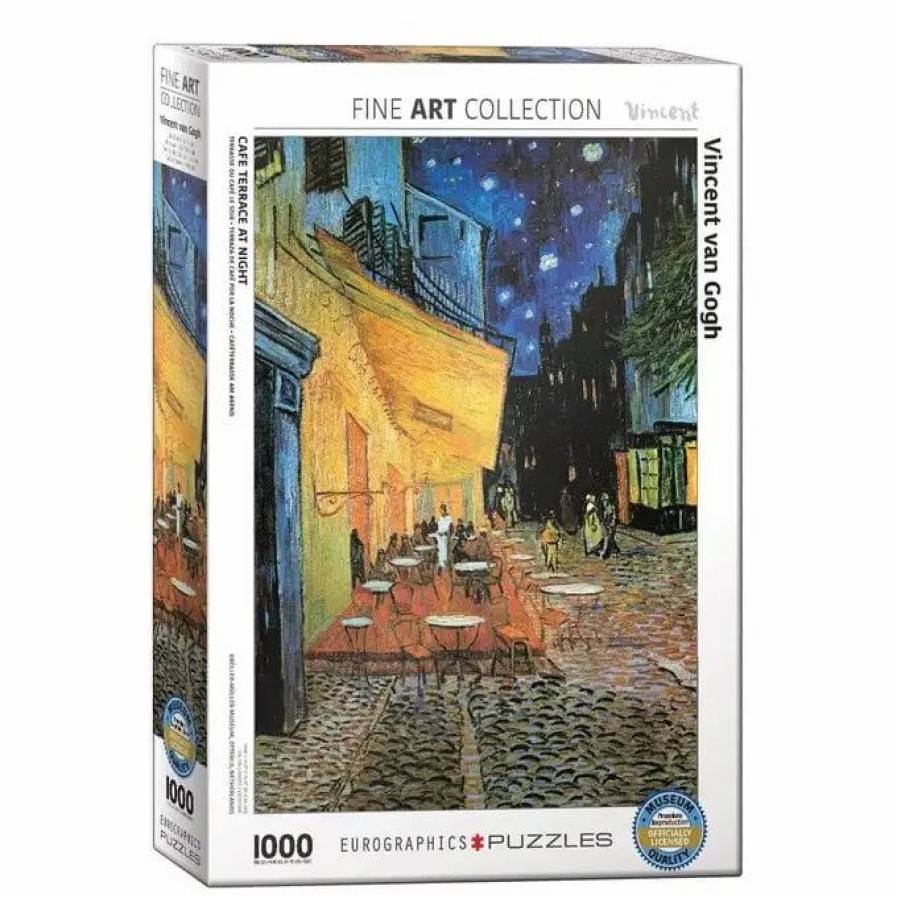 Hobbies * Eurographics Cafe Terrace At Night Jigsaw Puzzle 1000 Pieces